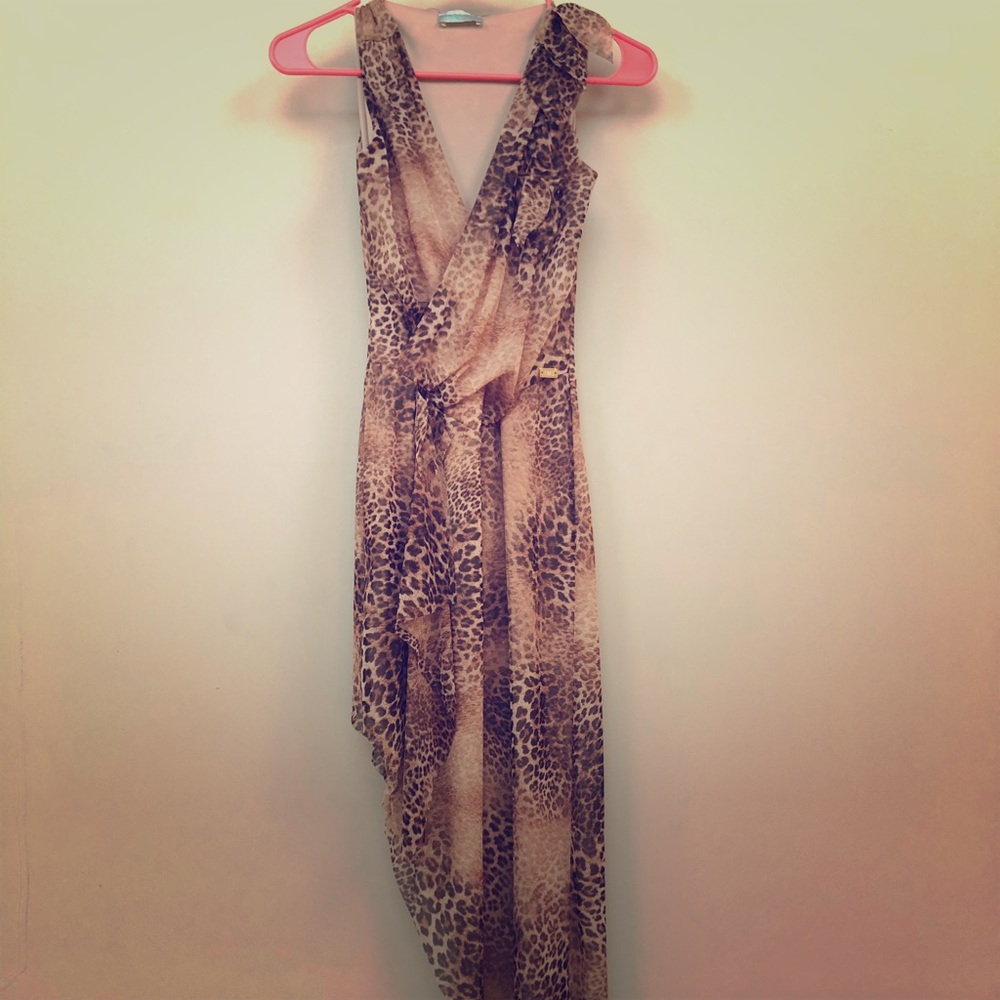 Sexy leopard print dress